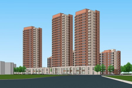 南開區(qū)服裝一廠地塊定向安置經濟適用房項目